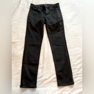 AE Black Straight Leg Jeans, Size 4 Short